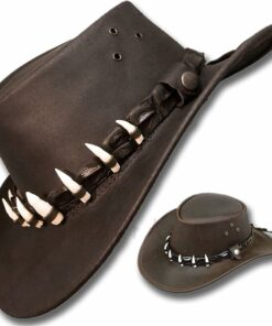Crocodile Band Leather Cowboy Hat NO11