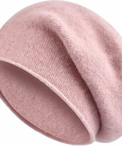 Light Pink Slouchy Beanie Hat NO50