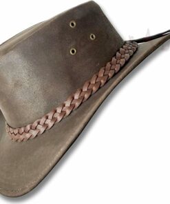 Oztrala Oiled Leather Cowboy Hat NO9