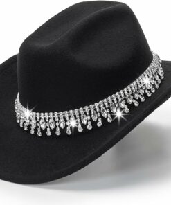Sparkly Rhinestone Cowgirl Hat NO5