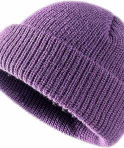 Unisex Rib Knit Cuff Beanie Hat NO33