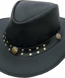 Western Leather Cowboy Hat NO8