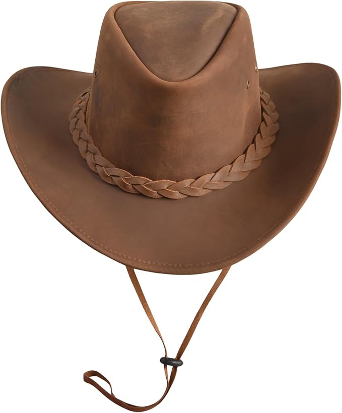 Leather Cowboy Hat