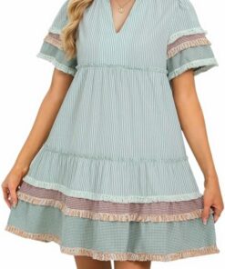 Cute Tiered Babydoll Dress NO41